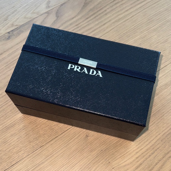 Prada Other - Prada Gift Box - Dark Navy with closure band and tissue paper